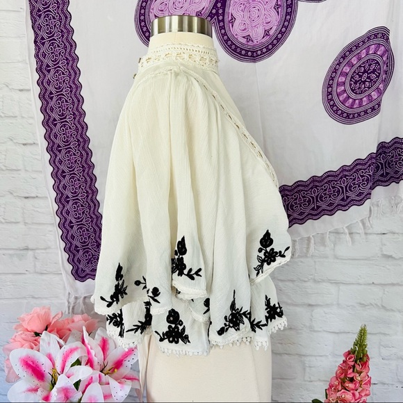 Free People Embroidered Blouse - Picture 14 of 16